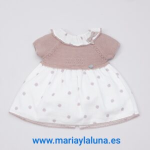 Pangasa Vestido Strawberry Rosa Vintage