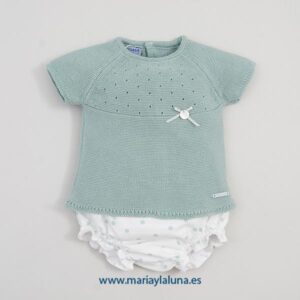 Conjunto Pangasa Mint Verde 12 meses