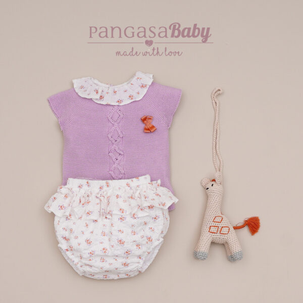 Bebé Conjunto Lavanda Pangasa Lila&Peach