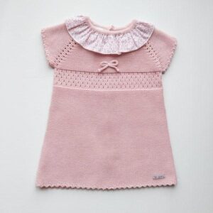 Vestido Punto con Braguita  Rosa Don Algodon 6 meses