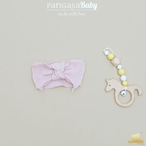 Diadema Verano Pangasa Punto Varios Colores - Rosa empolvado