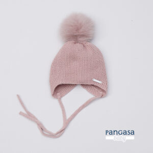 Gorro Orejero Pelo Pangasa Rosa Vintage
