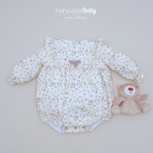Pelele Tela Pangasa Velvet Pink Rosa Vintage
