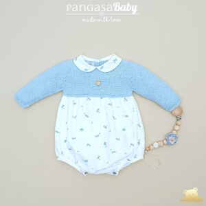 Pelele Bird Pangasa Celeste Empolvado