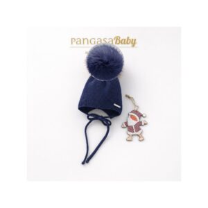 Gorro Orejero Pelo Natural Pangasa Marino